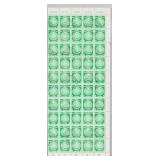 1950s German 5 Pfennig Circa Stamp Sheet
