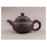 Chinese Dark Brown Zisha Teapot