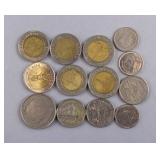 Vintage Thailand Coins Assorted 13pc