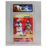 2008 High School Rookie Card Mike Trout LOC