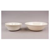 Vintage American Corning Porcelain Bowls 4pc