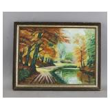 Canadian Oil on Board Signed H. Hagen