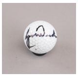 Golf Ball Signed Tiger Woods