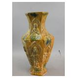 Chinese Tang Style Hexagonal Porcelain Vase