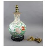 Chinese Famille Rose Porcelain Lamp