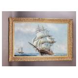 British Oil on Canvas Signed John Bentham Dinsdale