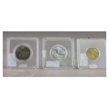 1990s China Coins 3pc