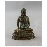 Chinese Small Shakyamuni Bronze Buddha