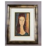 Italian Lithograph on Paper by Amedeo Modigliani