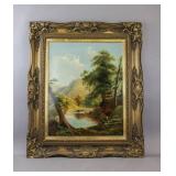British Oil on Board Signed William Mellor