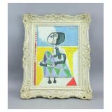 Spanish Oil on Canvas Signed  Picasso 
