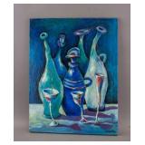 Canadian Oil on Canvas Signed Victor Zec