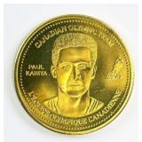 2002 Paul Kariya Canadian Olympic Team Coin