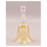 Vintage Scottish Caithness Glass Christmas Bell