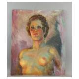 Vintage Canadian Oil on Board Unsigned