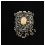 Vintage Sajai Silver-plated Filigree Purse