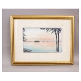 Canadian WC on Paper Signed S.R. Claric 