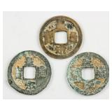 1039-1054 Northern Song Huangsong Tongbaos 3pc