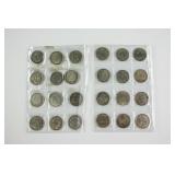 Vintage Assorted Chinese & Japanese Coins 24pc