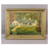 Canadian Oil on Board Signed A.G.R 