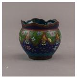 Antique Japanese Cloisonnï¿½ Enamel Bowl