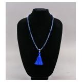 Vintage Lapis Lazuli 108 Beads Rosary Necklace