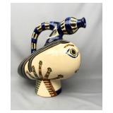 Porcelain Canard Pique-fleurs Signed Picasso 13/50