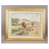 British Lithograph on Paper by Fred Groves