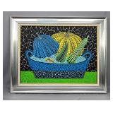 Acrylic Signed Yayoi Kusama 