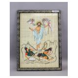Mixed Media on Papyrus Resurrection Signed Unknown