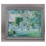 Mixed Media on Board Attr. Gari Julius Melchers