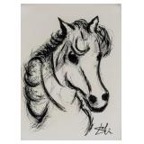 Spanish Ink on Paper Signed Salvador Dali