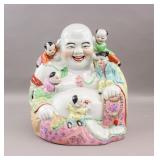 Chinese Porcelain Buddha Sculpture Jingdezhen Mark