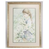 American Watercolor on Paper Signed Rene Ouellet