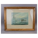 Litho on Paper Signed William Edward de Garthe