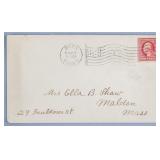 1909 USA Postage with 2 Cents Stamp
