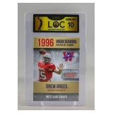 1996 High School Rookie Card Drew Brees LOC
