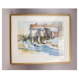 Canadian Watercolor on Paper Signed John Joy 