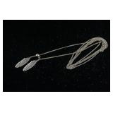 Vintage Finnair 835 Silver Napkin Clips