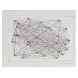 SOL LEWITT American 1928-2007 Ink Geometric Line