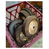 push mower wheels