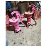 2 old water pumps