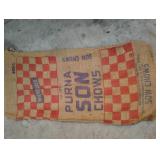 tote of feed bags