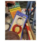 Garden wire, tools and more
