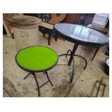 2 patio tables