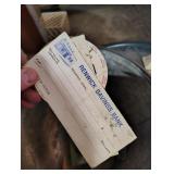 Old bank deposit slips local