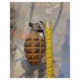 drilled out grenade decor