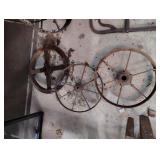 3 metal wheels
