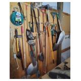 wall of outdoor tools