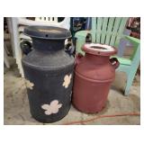 2 milk cans